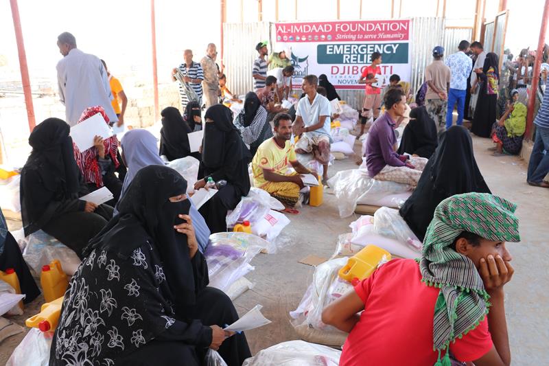 In addition to these distributions in Djibouti, the Al-Imdaad Foundation also continues to provide aid in areas inside Yemen 